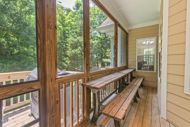 126 Captains Ct, Durham, NC 27712 - view of wooden terrace