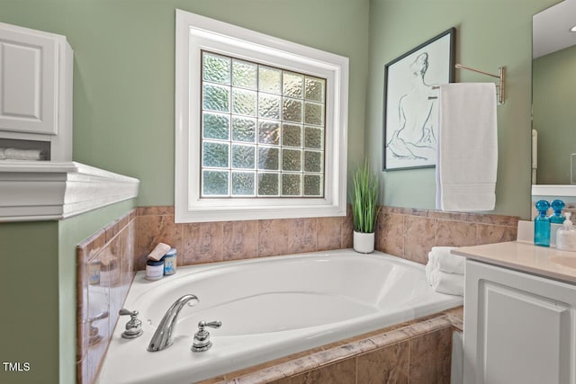 126 Captains Ct, Durham, NC 27712 - full bath featuring vanity and a bath