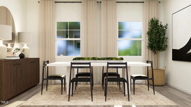 1426 Jay Rd, Knightdale, NC 27545 - dining room with wood finished floors and baseboards