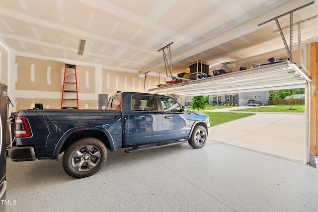8341 Running Fern Way, Willow Springs, NC 27592 - garage featuring electric panel