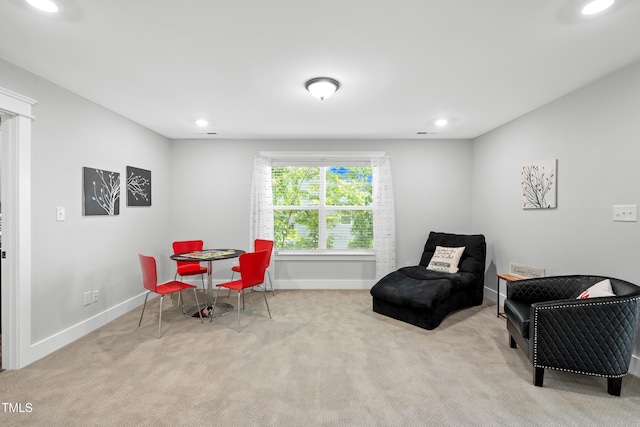 8341 Running Fern Way, Willow Springs, NC 27592 - carpeted dining area with recessed lighting