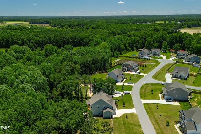 8341 Running Fern Way, Willow Springs, NC 27592 - aerial perspective of suburban area with a forest