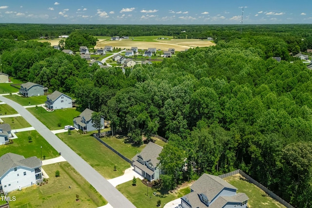 8341 Running Fern Way, Willow Springs, NC 27592 - aerial perspective of suburban area featuring a forest