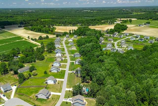 8341 Running Fern Way, Willow Springs, NC 27592 - aerial view of residential area with a forest