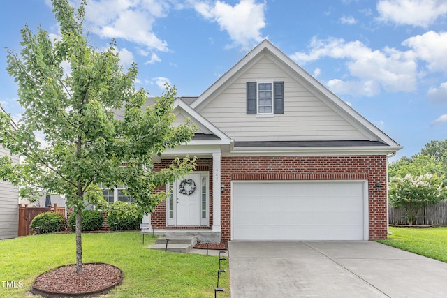 543 Callandale Ln, Durham, NC 27703 - traditional-style house featuring brick siding and driveway