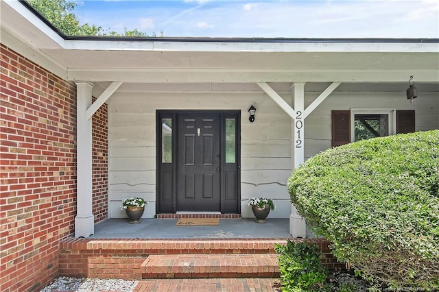 2012 Cobblestone Pl, Fayetteville, NC 28304 - property entrance featuring a porch