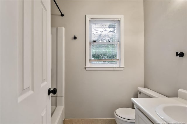 2012 Cobblestone Pl, Fayetteville, NC 28304 - full bathroom with toilet and vanity