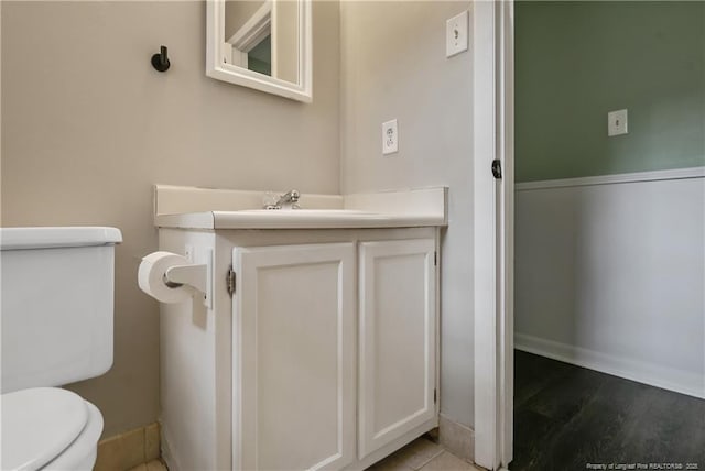 2012 Cobblestone Pl, Fayetteville, NC 28304 - half bath with toilet and vanity