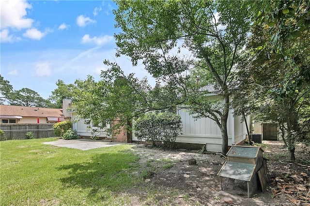 2012 Cobblestone Pl, Fayetteville, NC 28304 - view of yard with a patio area