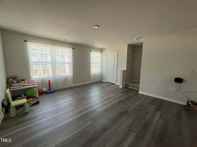 4500 Black Drum Dr, Raleigh, NC 27616 - empty room featuring dark wood-type flooring and baseboards