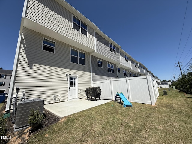 4500 Black Drum Dr, Raleigh, NC 27616 - rear view of property with a patio area