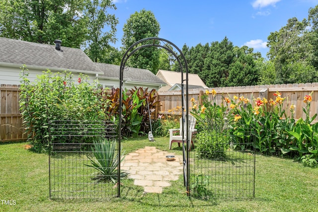 302 Bradley St, Burlington, NC 27215 - view of fenced backyard