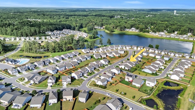 4102 Catfish Way, Durham, NC 27703 - aerial view of property's location with a nearby body of water and nearby suburban area
