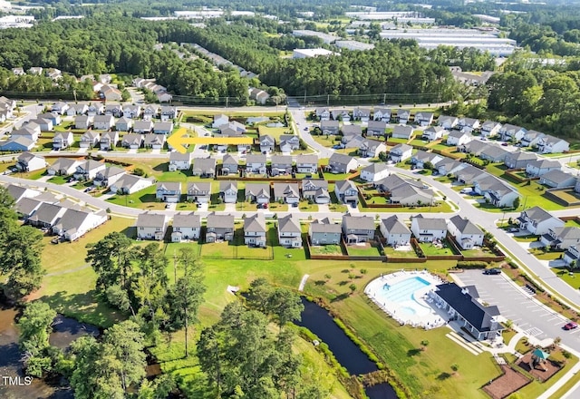 4102 Catfish Way, Durham, NC 27703 - aerial view of property's location featuring a large body of water