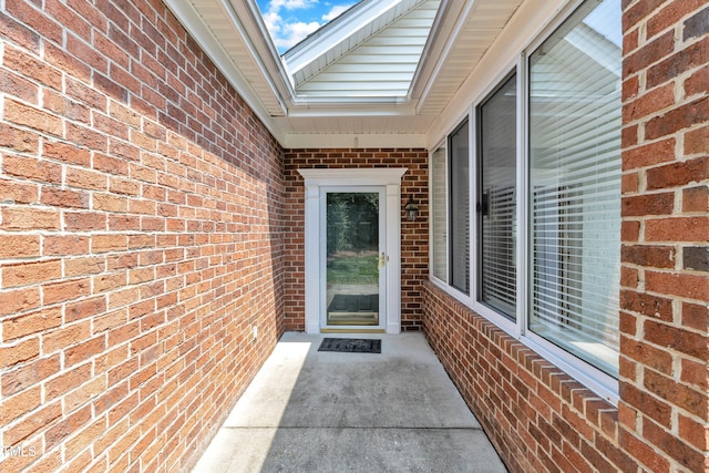 4622 Ludwell Branch Ct, Raleigh, NC 27612 - view of exterior entry featuring brick siding