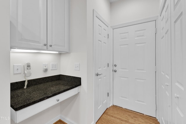 4622 Ludwell Branch Ct, Raleigh, NC 27612 - washroom with light wood-style flooring