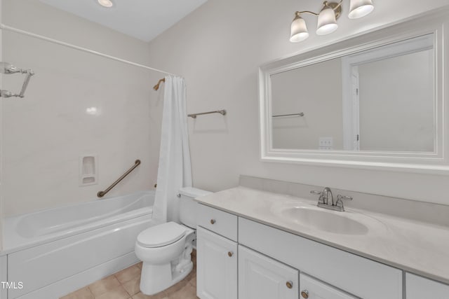 4622 Ludwell Branch Ct, Raleigh, NC 27612 - bathroom featuring vanity, shower / tub combo, and tile patterned floors