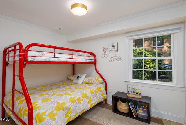 256 Marilyn Cir, Cary, NC 27513 - bedroom featuring ornamental molding and baseboards