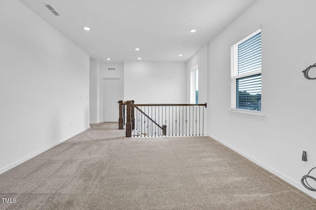 1505 Willow Landing Way, Willow Springs, NC 27592 - carpeted spare room featuring recessed lighting and baseboards