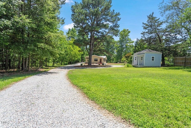 3213 Mid Pines Rd, Raleigh, NC 27606 - view of dirt / gravel driveway