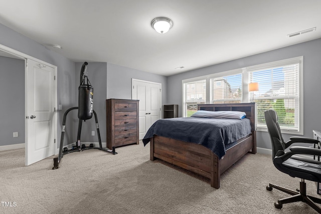 184 Elgin Ct, Burlington, NC 27215 - bedroom featuring light carpet and a closet