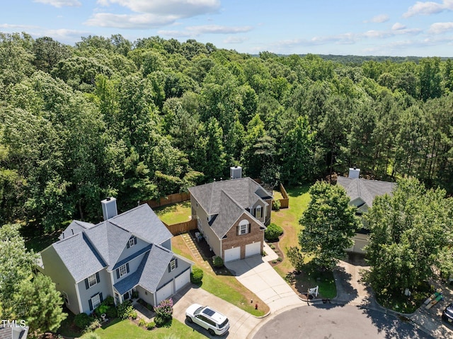 110 Bonhill Ct, Apex, NC 27502 - view of subject property featuring a forest
