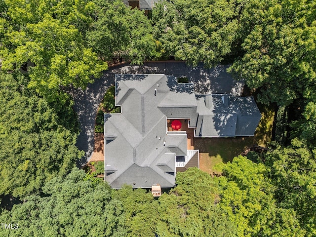 1105 Tazwell Pl, Raleigh, NC 27612 - aerial view of property and surrounding area