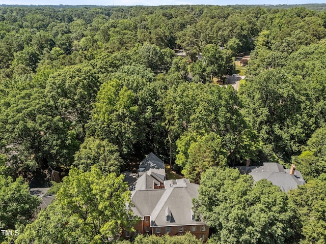1105 Tazwell Pl, Raleigh, NC 27612 - bird's eye view of a heavily wooded area