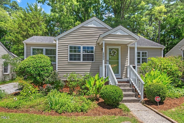 2504 State St, Durham, NC 27704 - bungalow-style home with a shingled roof