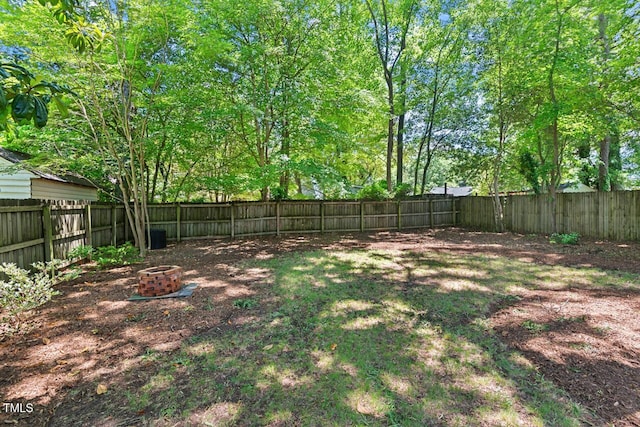 2504 State St, Durham, NC 27704 - fenced backyard featuring a fire pit