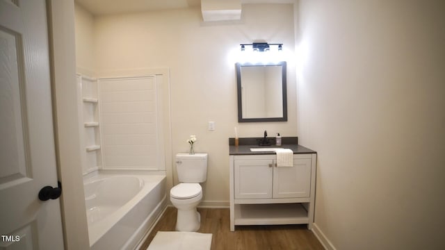 416 Everett St, Burlington, NC 27215 - bathroom featuring vanity and wood finished floors