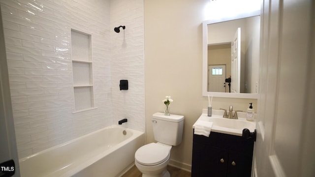 416 Everett St, Burlington, NC 27215 - bathroom featuring vanity and bathing tub / shower combination
