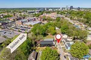 732 Hopkins St, Durham, NC 27701 - drone / aerial view