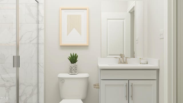 949 Cassa Clubhouse Way, Knightdale, NC 27545 - bathroom with vanity and a marble finish shower