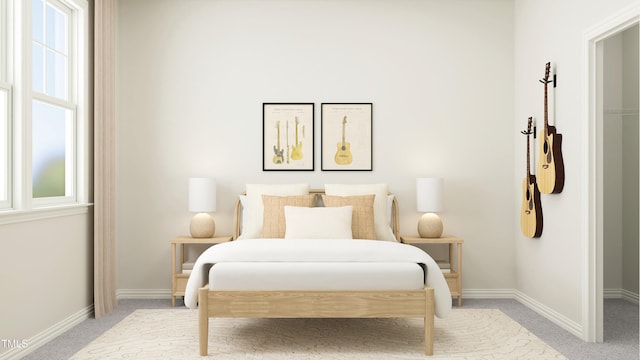 949 Cassa Clubhouse Way, Knightdale, NC 27545 - bedroom featuring light colored carpet and baseboards
