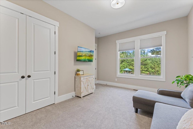 1809 Bowling Rd, Fuquay Varina, NC 27526 - living area with light carpet and baseboards