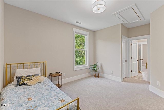 1809 Bowling Rd, Fuquay Varina, NC 27526 - bedroom with attic access and carpet flooring