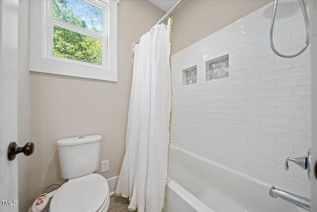 1809 Bowling Rd, Fuquay Varina, NC 27526 - full bath with shower / bath combo with shower curtain and toilet
