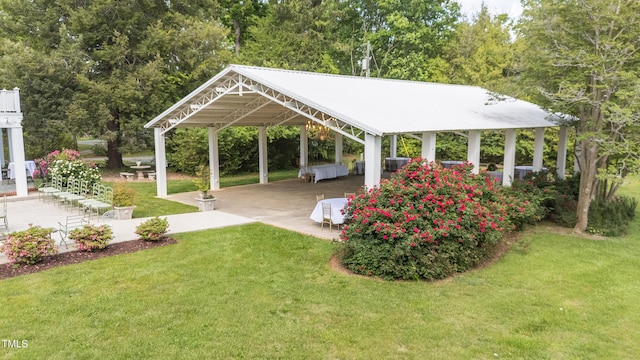7920 E Washington St, Mebane, NC 27302 - view of home's community featuring a yard and a gazebo