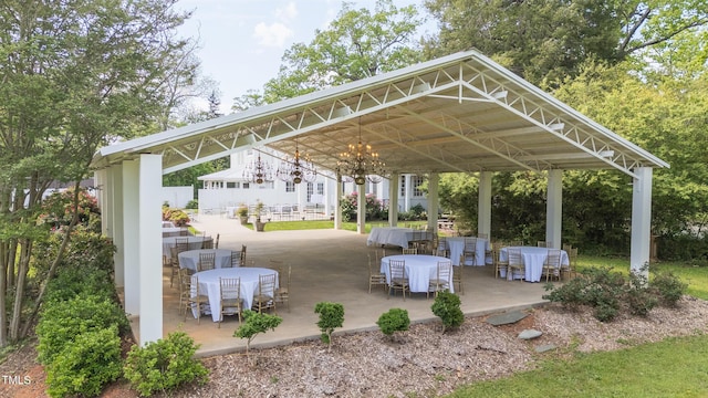 7920 E Washington St, Mebane, NC 27302 - view of patio featuring a gazebo