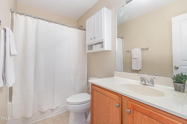 605 Bellefont Ct, Knightdale, NC 27545 - full bathroom featuring vanity and shower / bath combination with curtain
