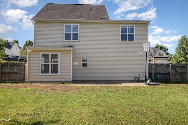 605 Bellefont Ct, Knightdale, NC 27545 - back of house with a patio area and a fenced backyard