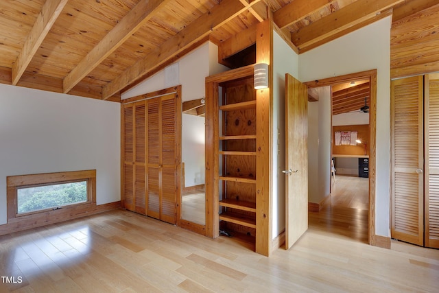 1320 Shepherd St, Durham, NC 27707 - spare room featuring wooden ceiling and wood finished floors