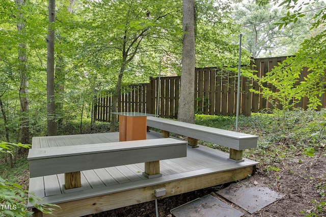 1320 Shepherd St, Durham, NC 27707 - view of wooden terrace