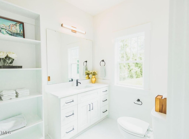 415 E Lavender Ave, Durham, NC 27704 - bathroom featuring vanity and toilet