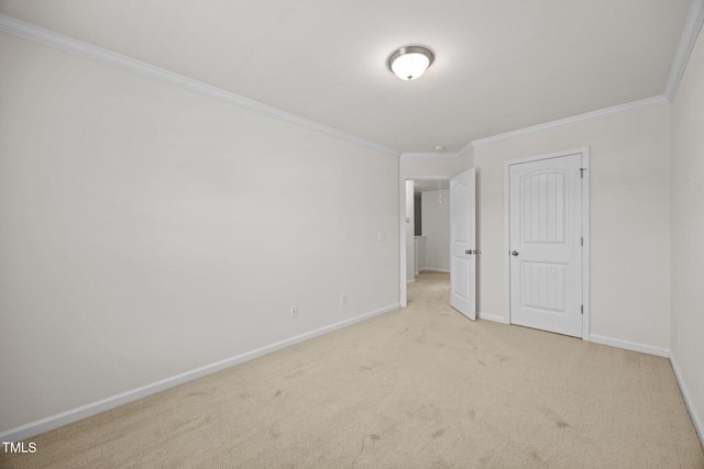 3810 Prince Noah Loop, Wake Forest, NC 27587 - unfurnished bedroom featuring crown molding and carpet
