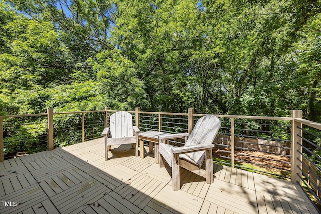 1317 Fay St, Durham, NC 27701 - view of wooden deck