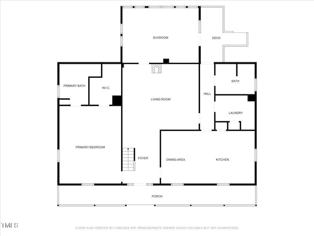 140 Maryland Dr, Manson, NC 27553 - view of floor plan / room layout