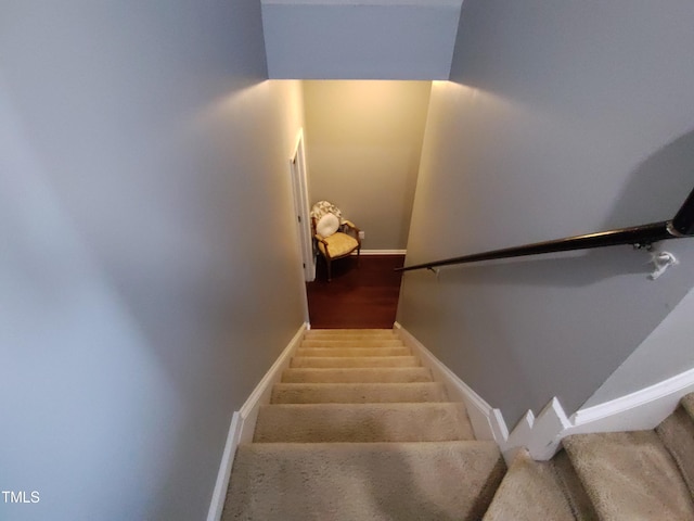 650 Ganyard Farm Way Unit 32, Durham, NC 27703 - stairs with baseboards