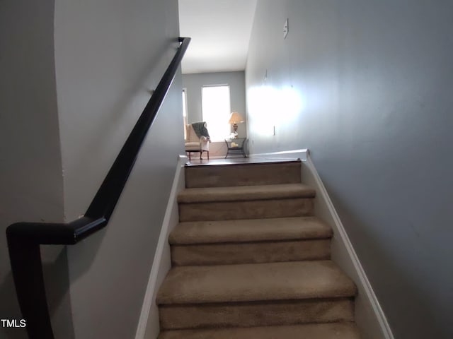 650 Ganyard Farm Way Unit 32, Durham, NC 27703 - staircase featuring baseboards